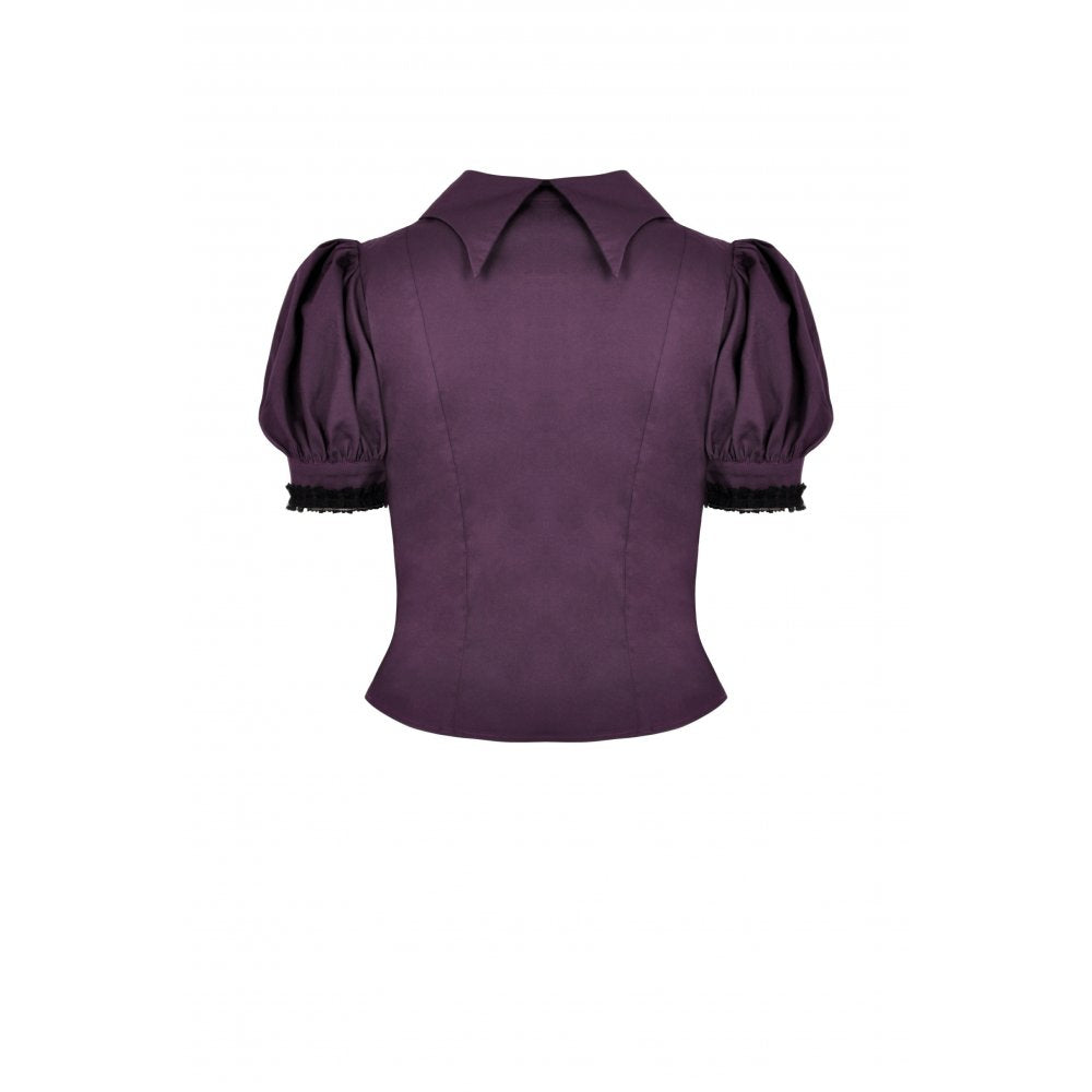 Frilly collar moon blouse (✦ Dark In Love) IW099