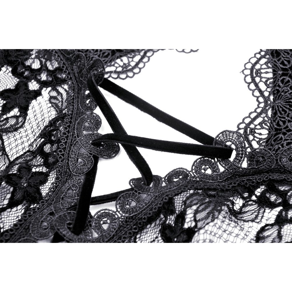 Gothic hollow out sexy lace top (✦ Dark In Love)