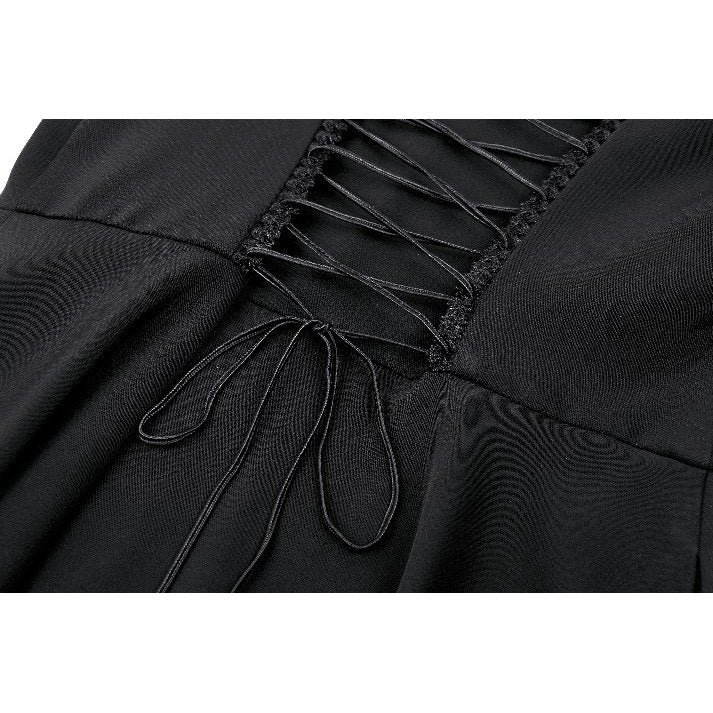 Witchy Bell-Sleeve Shirt Dress (✦ Dark In Love) DW1018