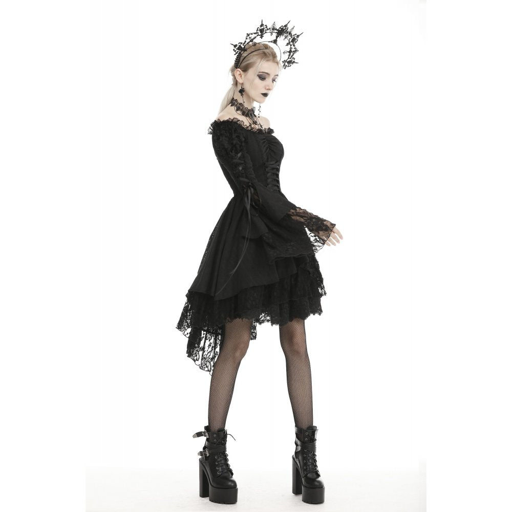 Gothic decadent longsleeves cocktail dress (✦ Dark In Love)