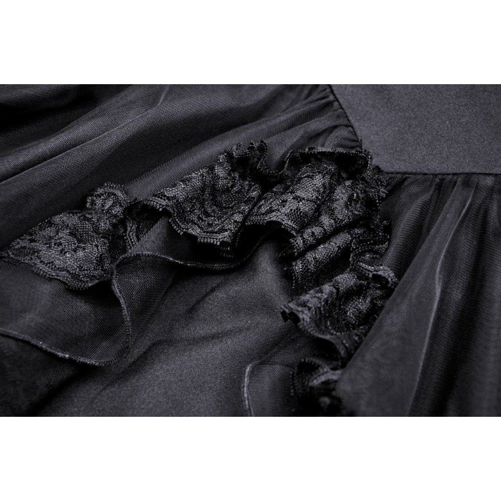 Cold waist swallowtail halter dress (✦ Dark In Love) DW766