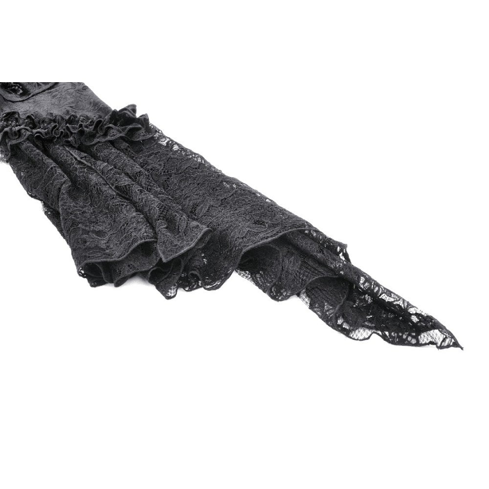 Gothic patterned velvet lace flared sleeves shrug (✦ Dark In Love) BW119