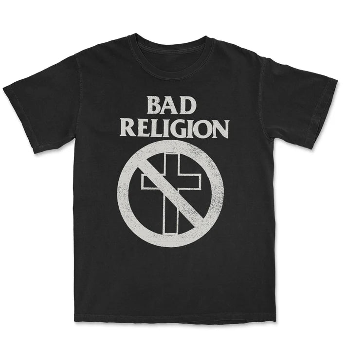 Bad Religion Unisex T-Shirt: How Could Hell Crossbuster (Black)
