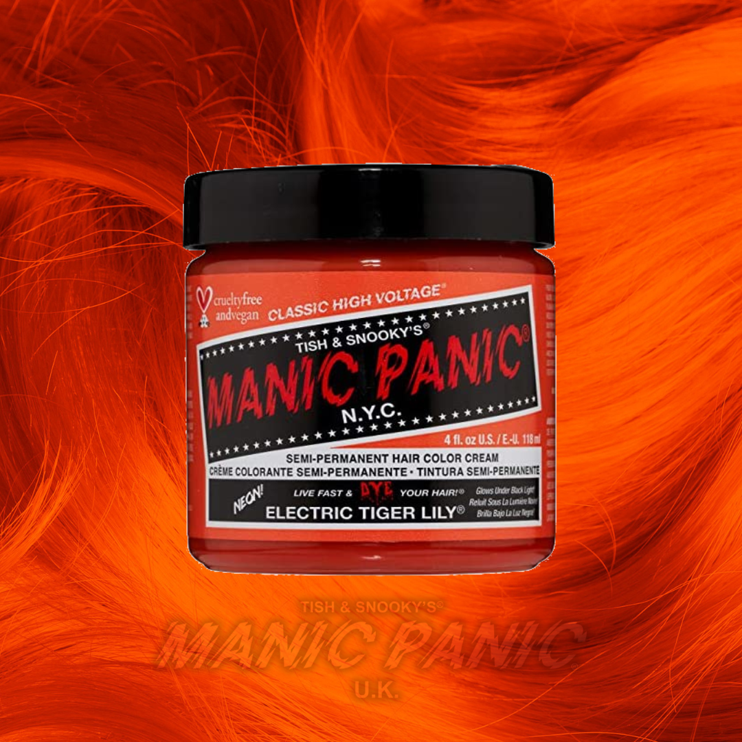 manic panic tiger lily on brown hair Manic Panic High Voltage® Classic Hair Color 118ml (Electric Tiger Lil – RATTLESNAKE
