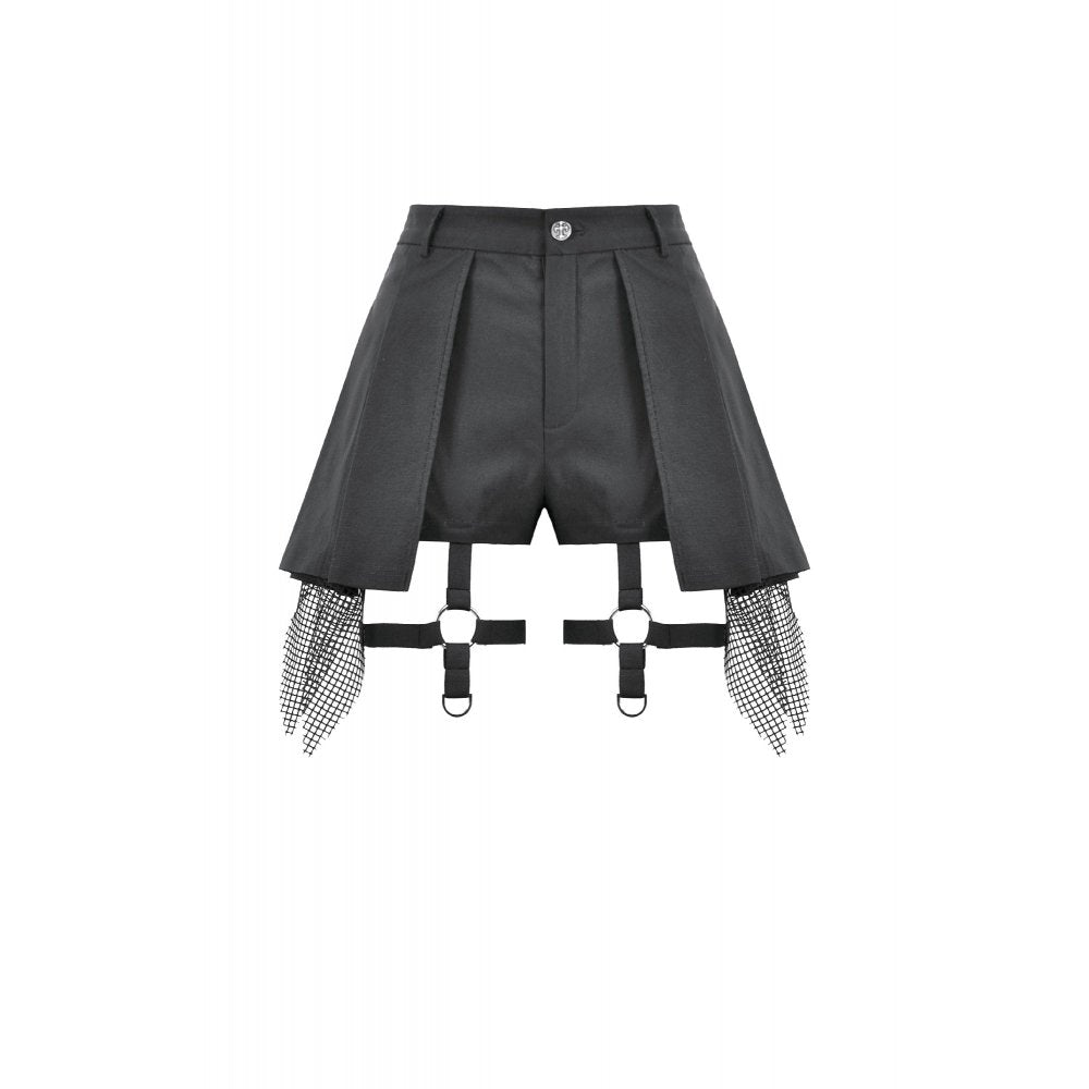 Punk Mesh Layered Skirt-Pants (✦ Dark In Love) PW149
