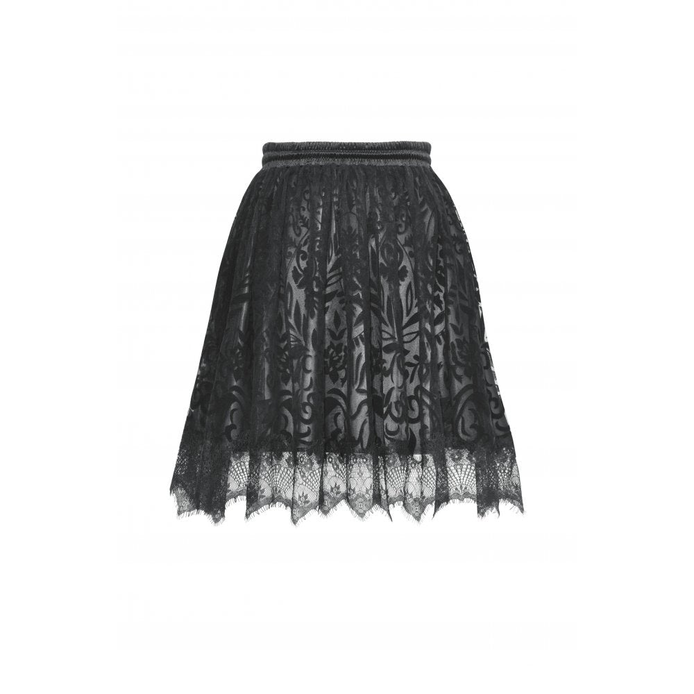 Gothic pattern doll skirt (✦ Dark In Love)