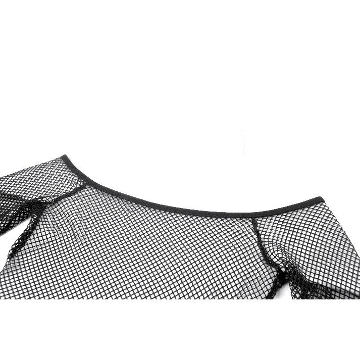 Punk Versatile Mesh Top (✦ Dark In Love) TW671