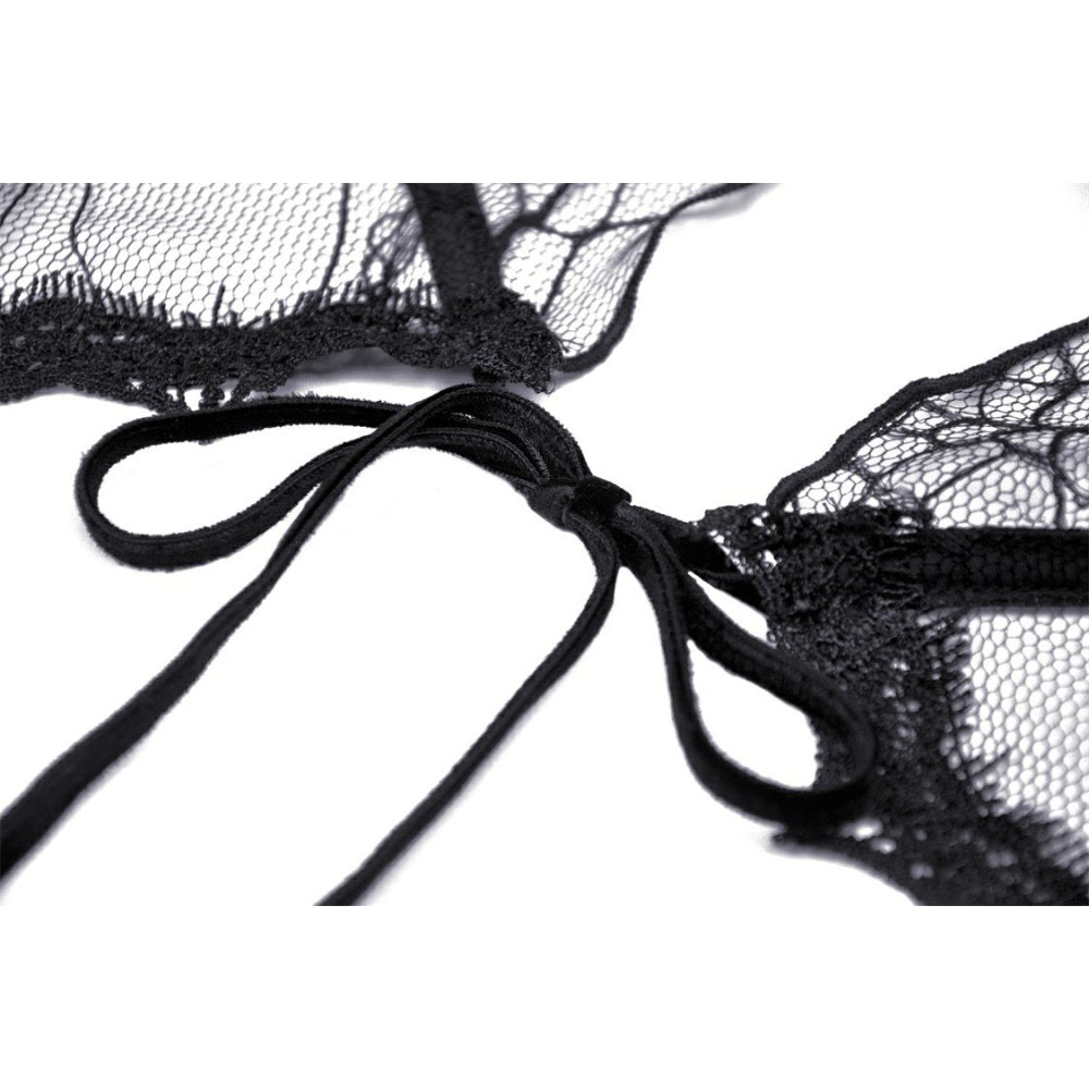 Gothic sexy spider exaggerated sleeves hooded cape (✦ Dark In Love)