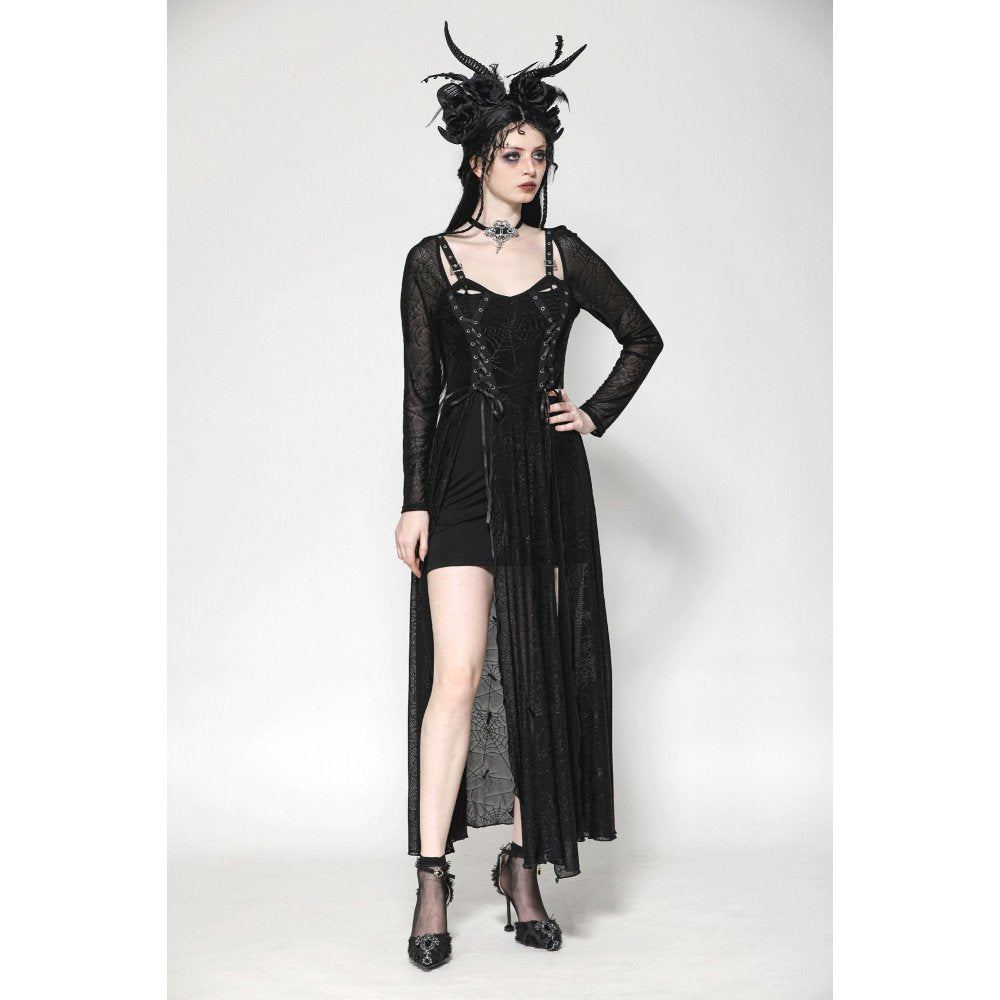 The Gothic Elegant Spider Long Dress (✦ Dark In Love) DW1061