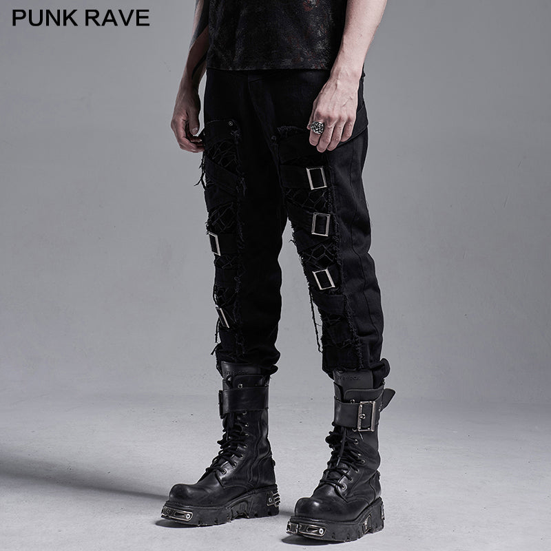 Gothboy Decadent Pants (Black) (✦ Punk Rave) WK-450XCM
