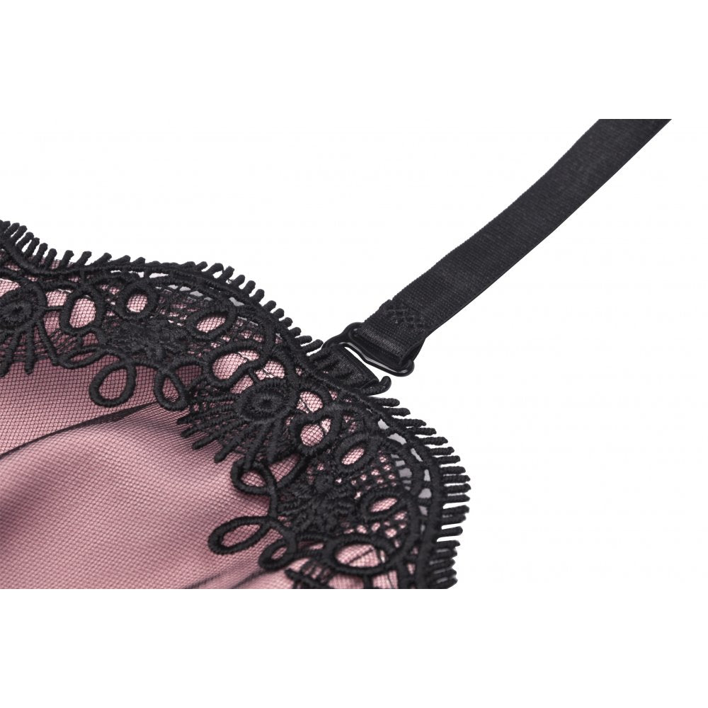 Cool mesh pink doll dress (✦ Dark In Love)