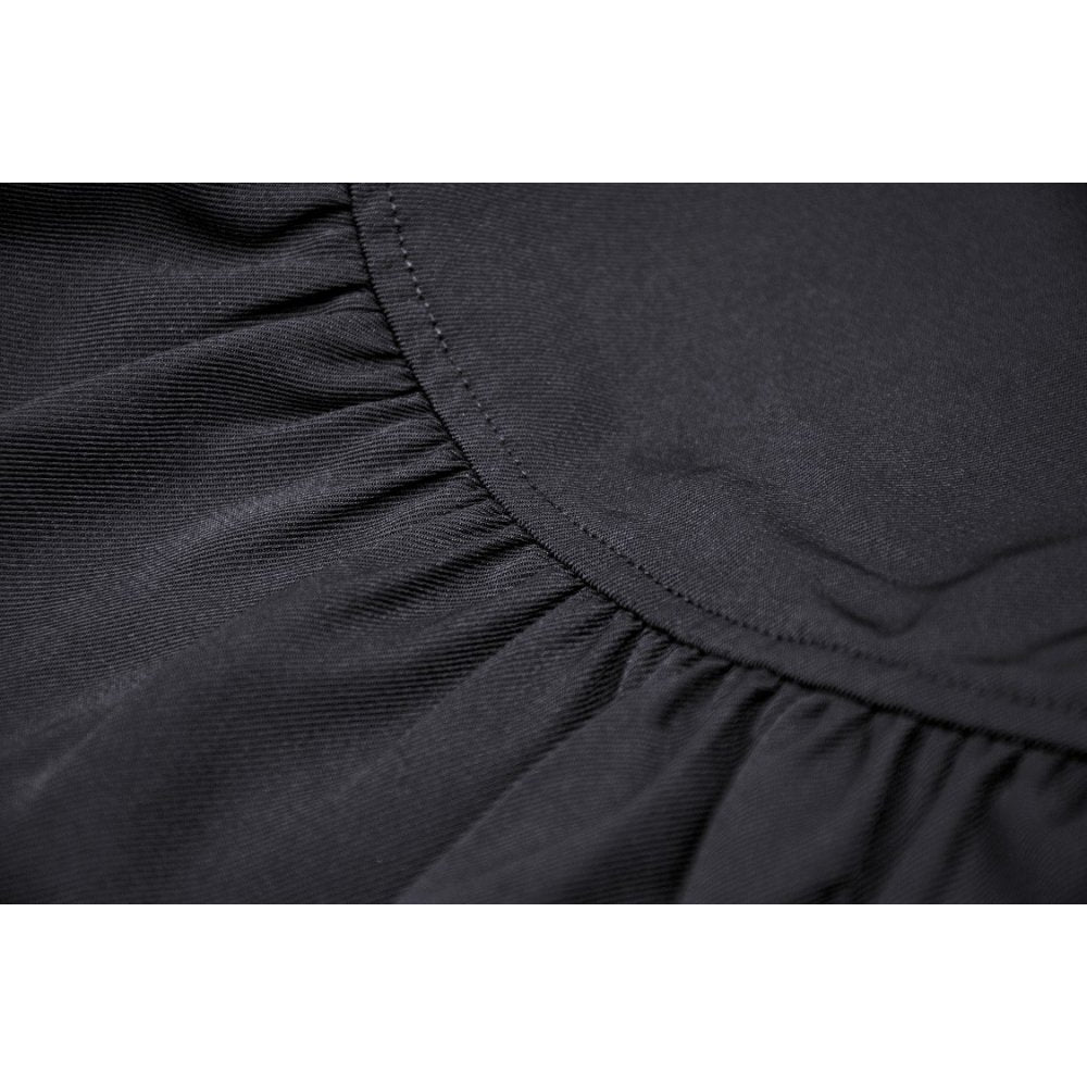 Black elegant lady lace up frilly skirt (✦ Dark In Love)