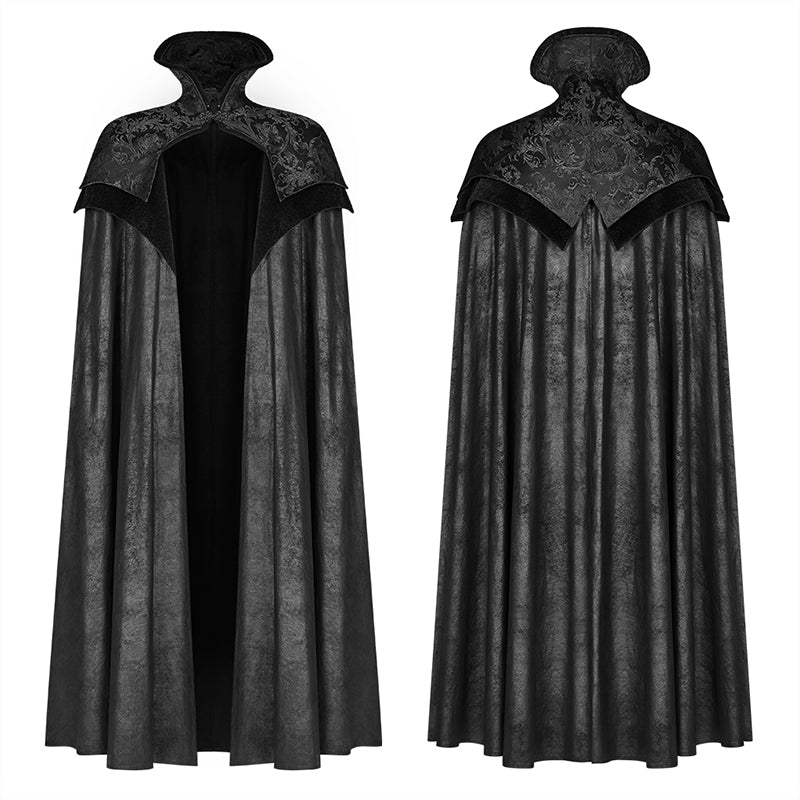 Mens Gothic Cloak (✦ Punk Rave) WY-1079DPM - ONE-OFF/Einzelstück