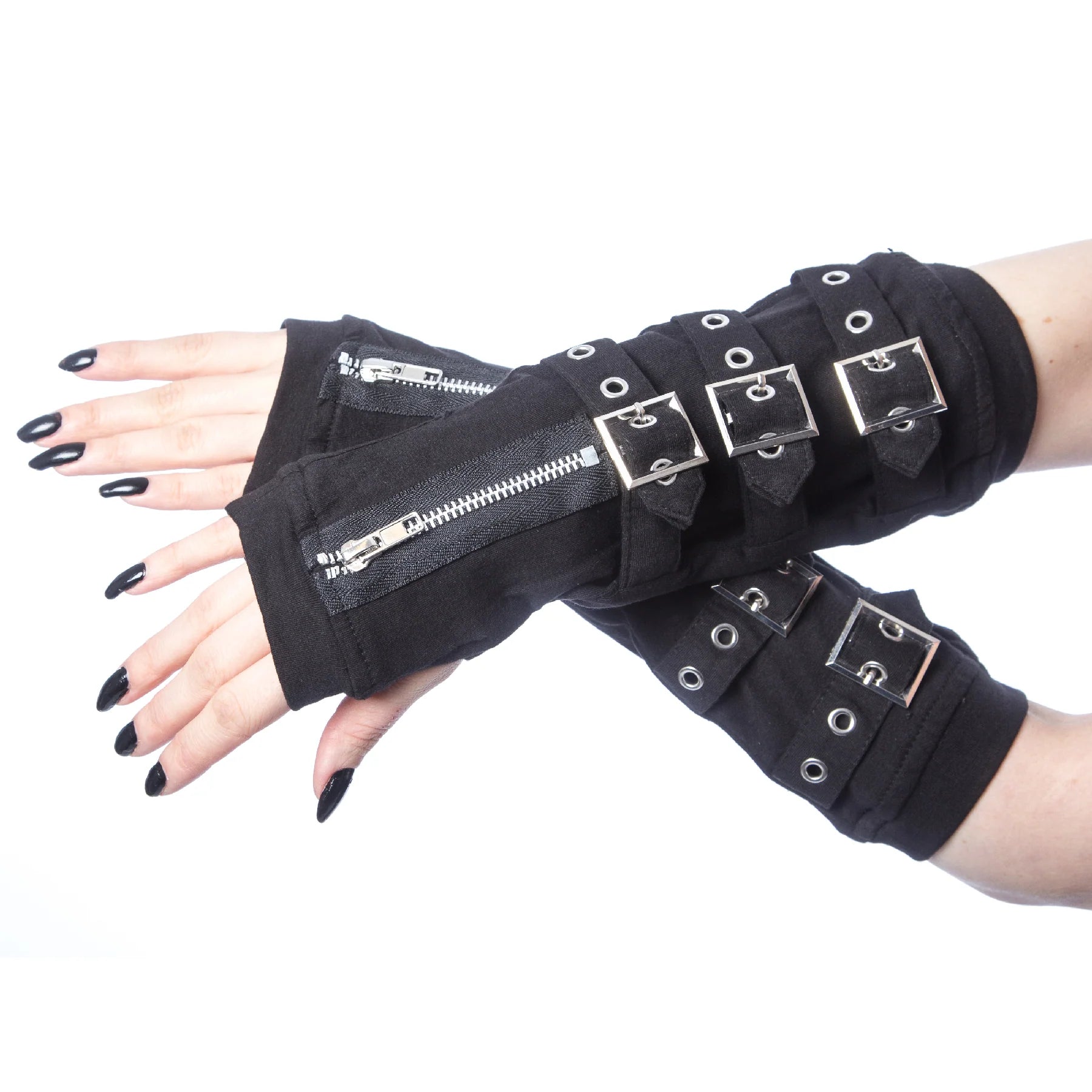 Omega Armwarmers (Black) (✦ Poizen Industries)