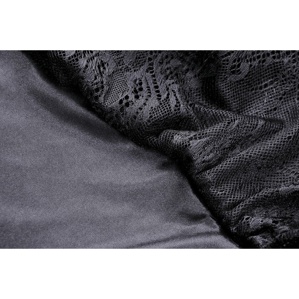 Gothic sexy halter off the shoulders lace dress (✦ Dark In Love)