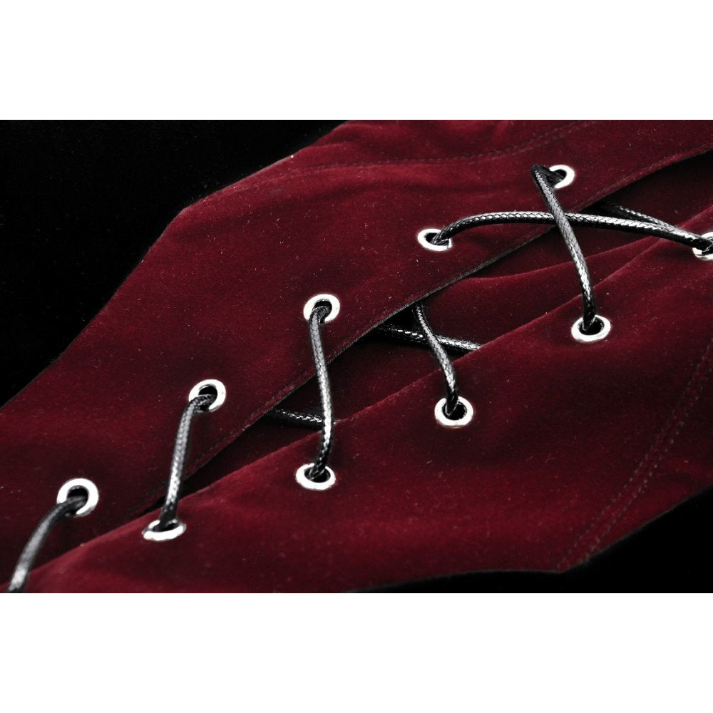 Gothic Scarlet Bats Corset (✦ Dark In Love) CW071
