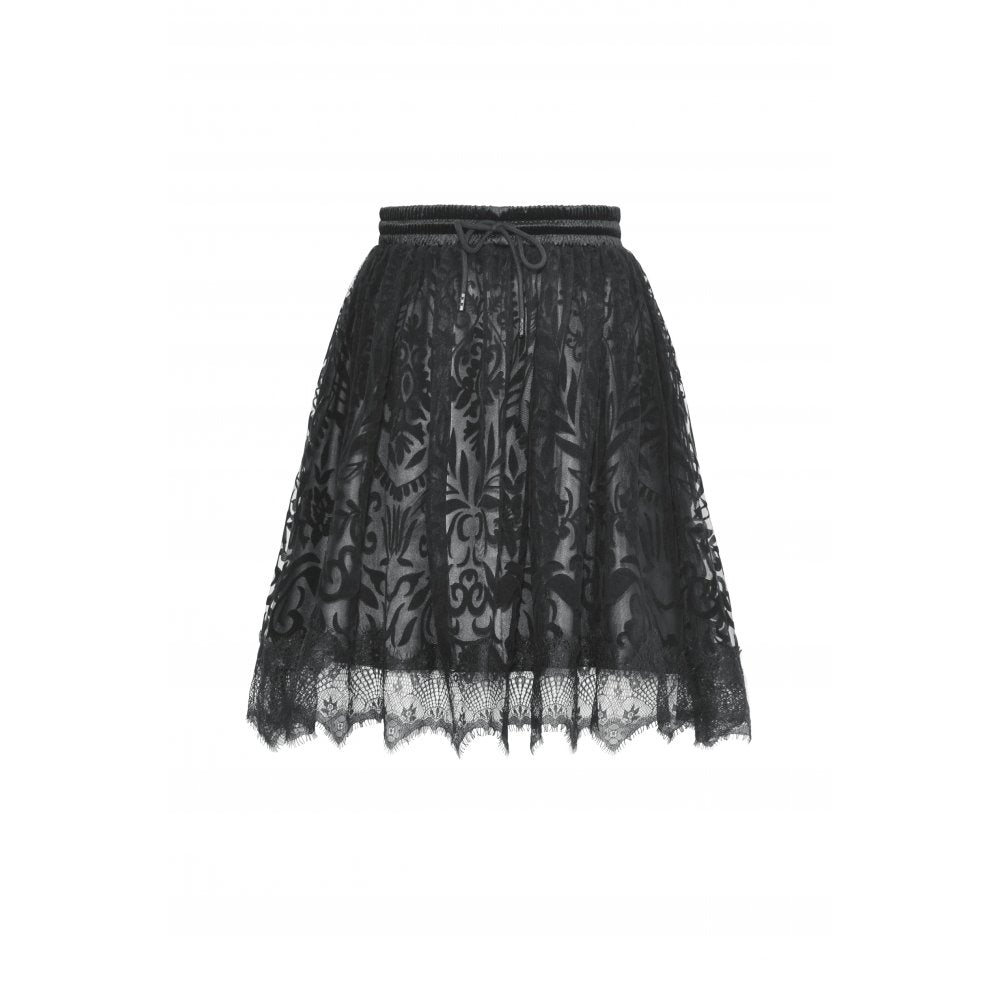 Gothic pattern doll skirt (✦ Dark In Love)