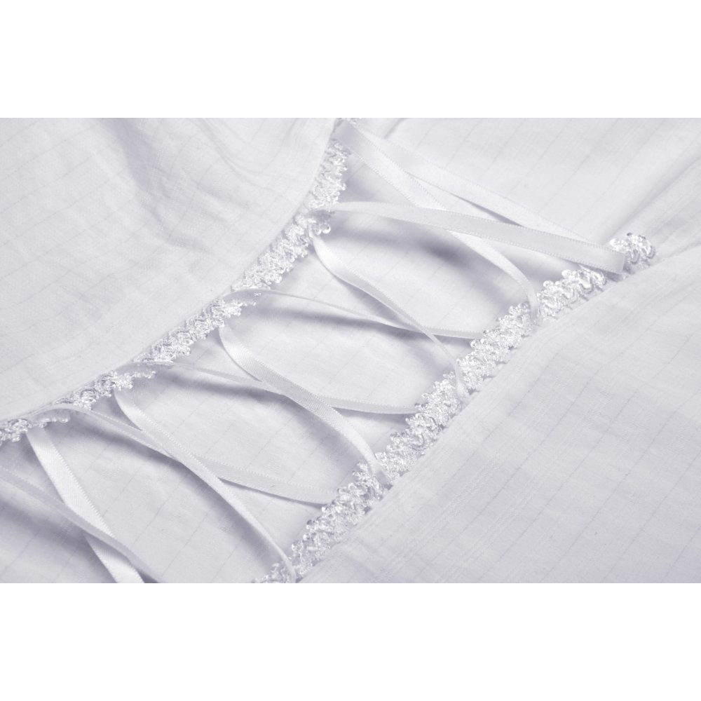 Gothic ruffle neckline blouse - White (✦ Dark In Love) IW087WH