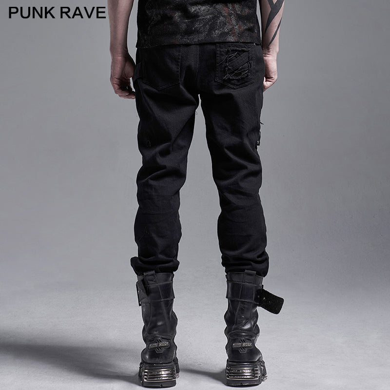 Gothboy Decadent Pants (Black) (✦ Punk Rave)