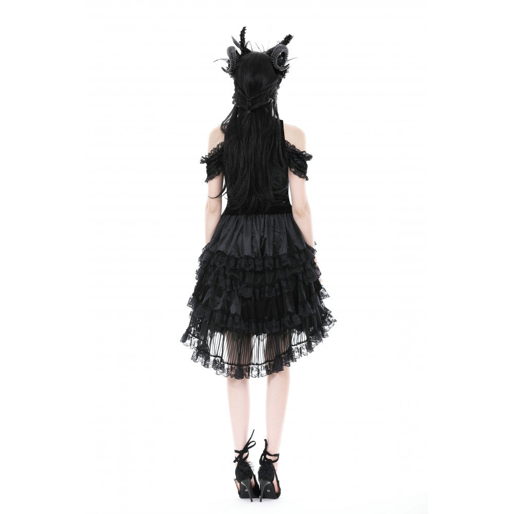Gothic pattern doll skirt (✦ Dark In Love)