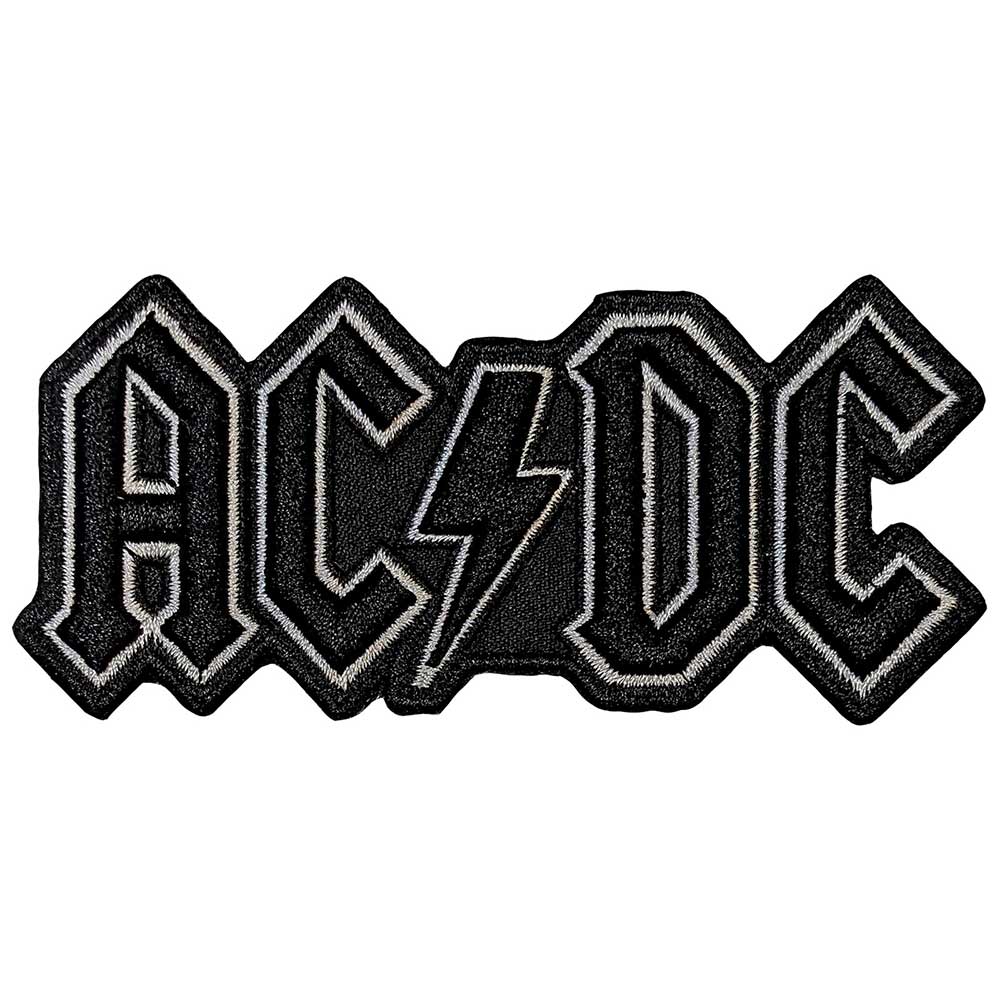 AC/DC Standard Patch: Black Logo