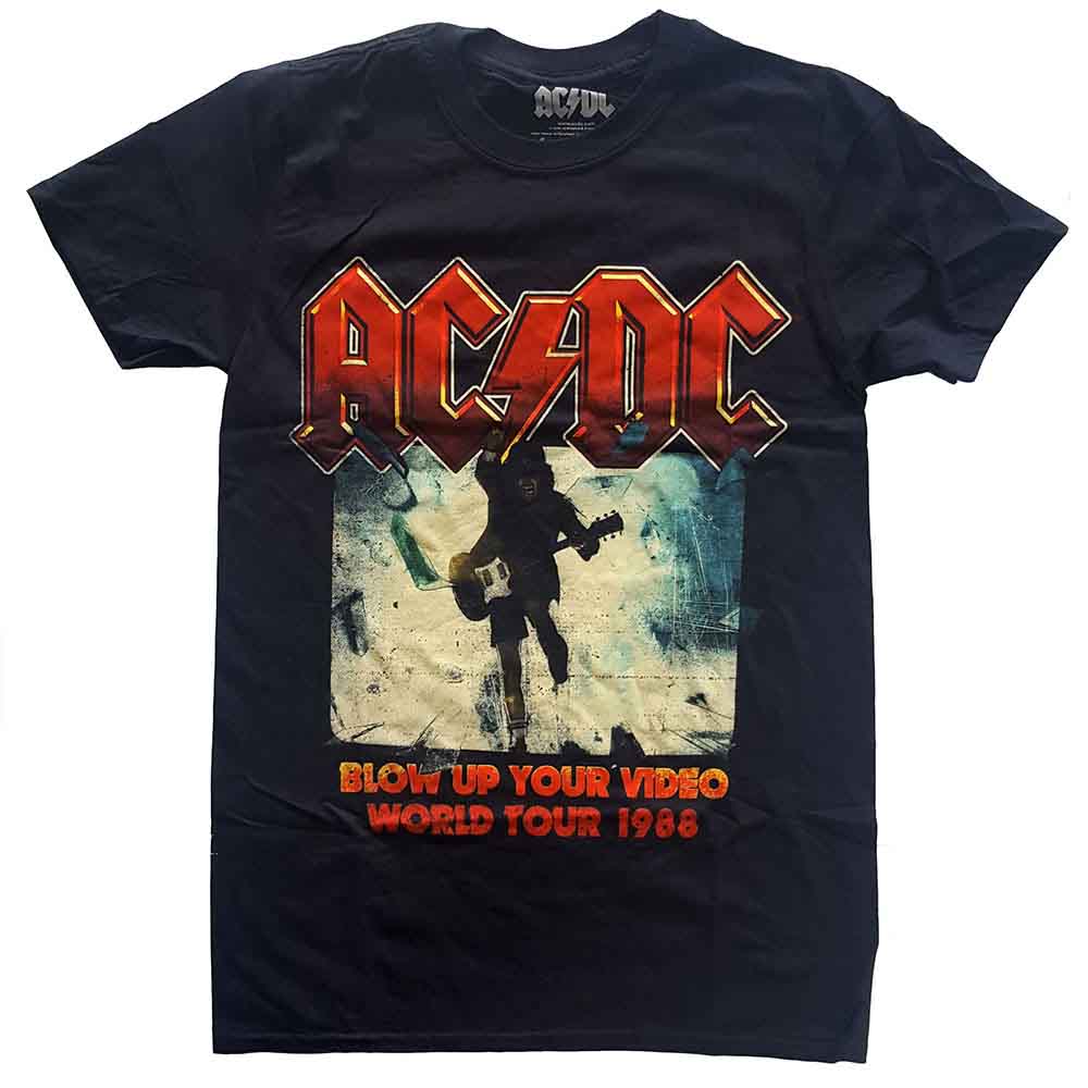 AC/DC Unisex T-Shirt: Blow Up Your Video (Black)