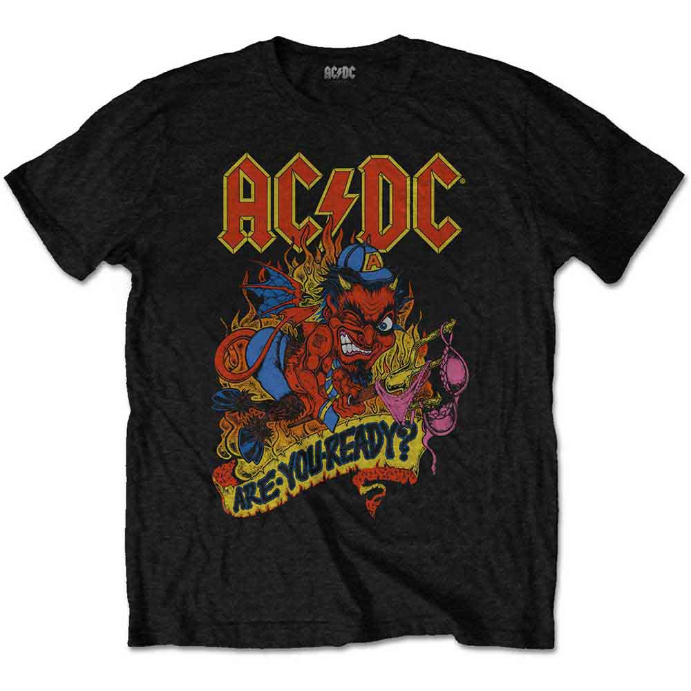 AC/DC Unisex T-Shirt: Are You Ready? (Black)