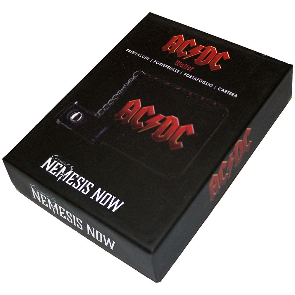AC/DC Wallet: Red Logo (Black) (Ex-Tour)