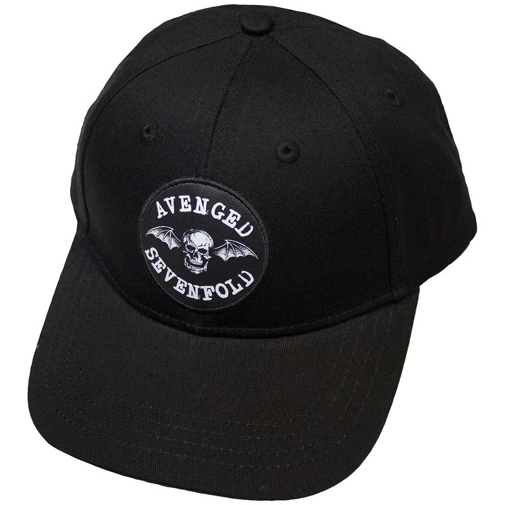Avenged Sevenfold Unisex Baseball Cap: Deathbat Crest (Black)