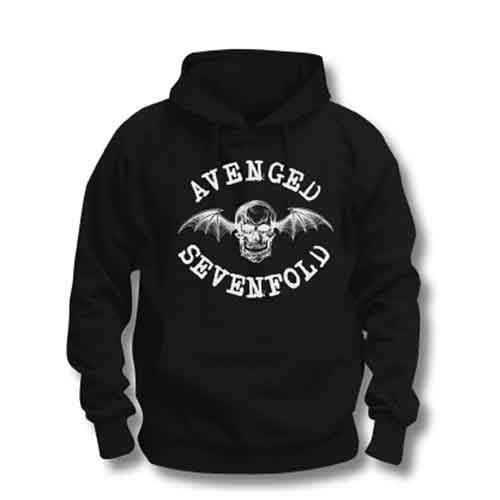 Avenged Sevenfold Unisex Pullover Hoodie: Logo (Black)