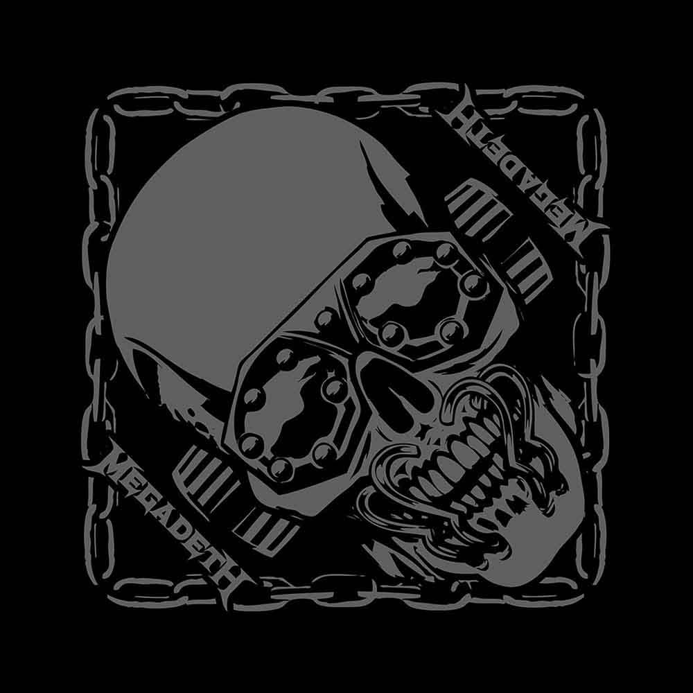 Megadeth Unisex Bandana: Vic Rattlehead (Black)