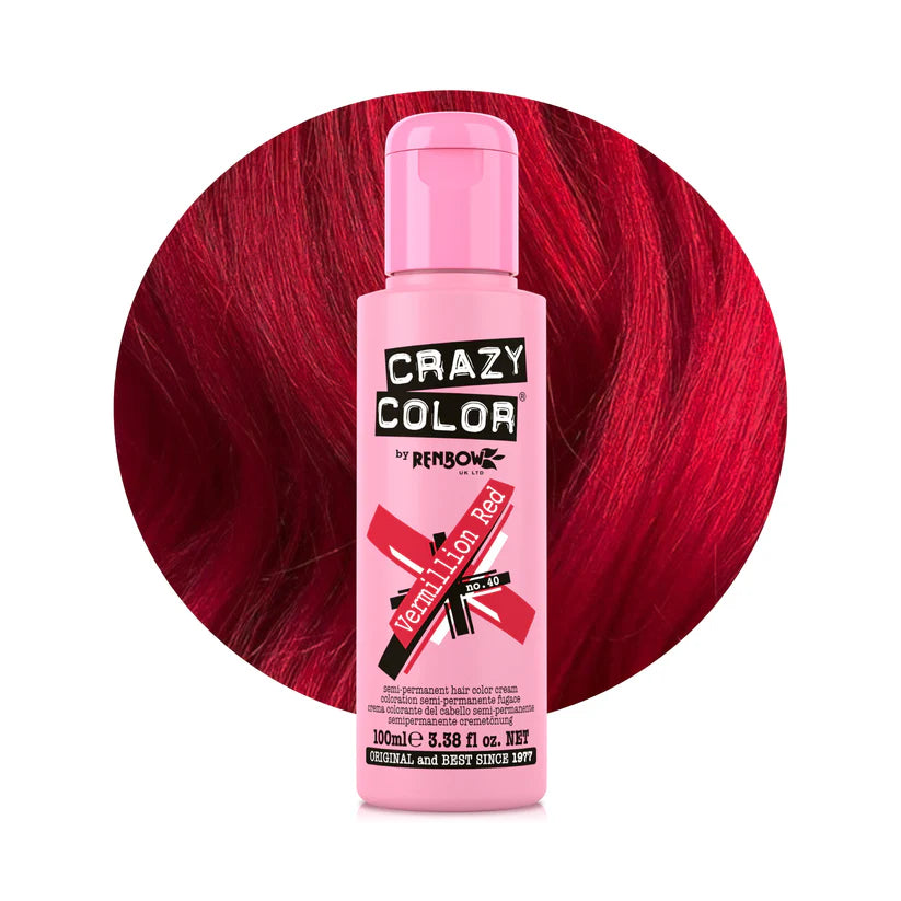 Crazy Color Vermillion Red