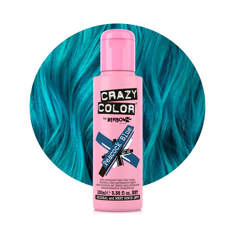 Crazy Color Peacock Blue