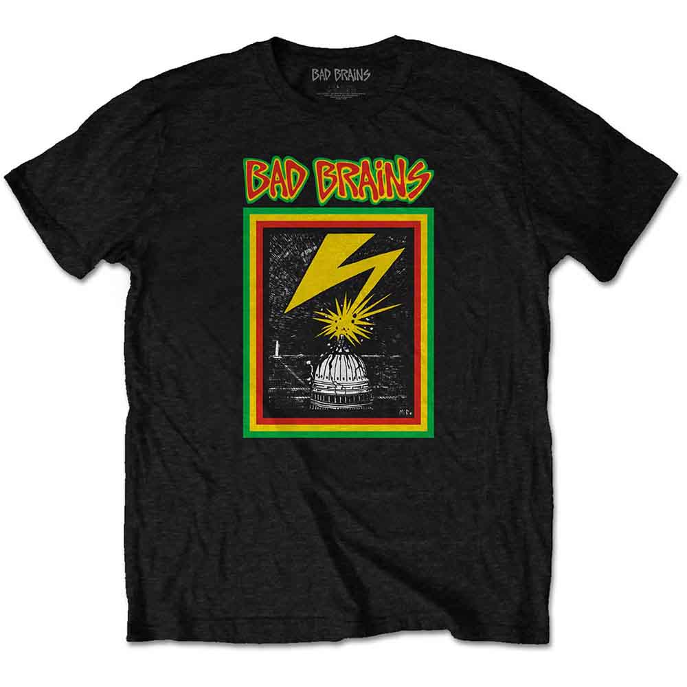Bad Brains Unisex T-Shirt: Capitol Strike (Black)