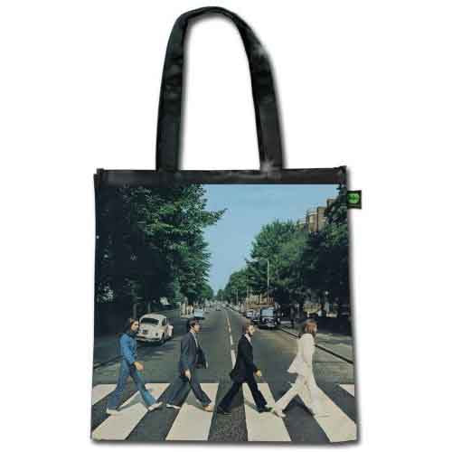 The Beatles Eco Shopper: Abbey Road Shiny Version (Black) (Back Print)