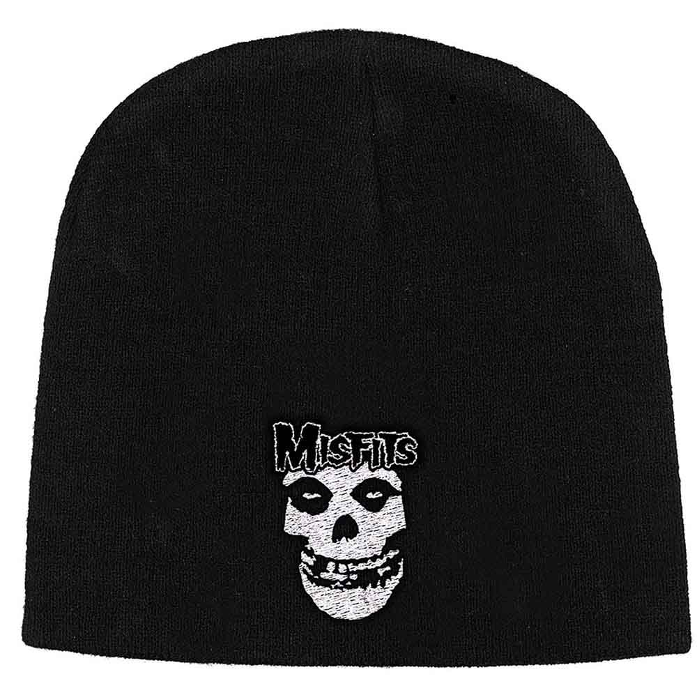 Misfits Unisex Beanie Hat: Logo & Fiend (Black)
