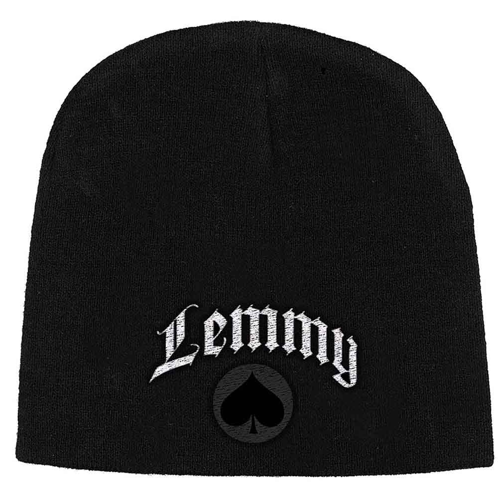 Motorhead Lemmy Unisex Beanie Hat: Ace of Spades (Black)