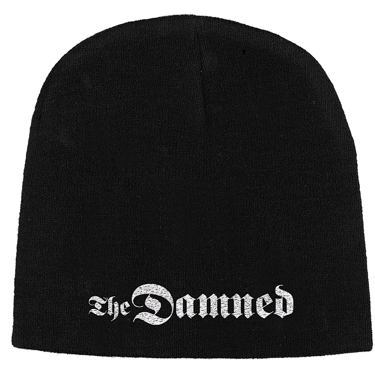 The Damned Unisex Beanie Hat: Gothic Logo (Black)