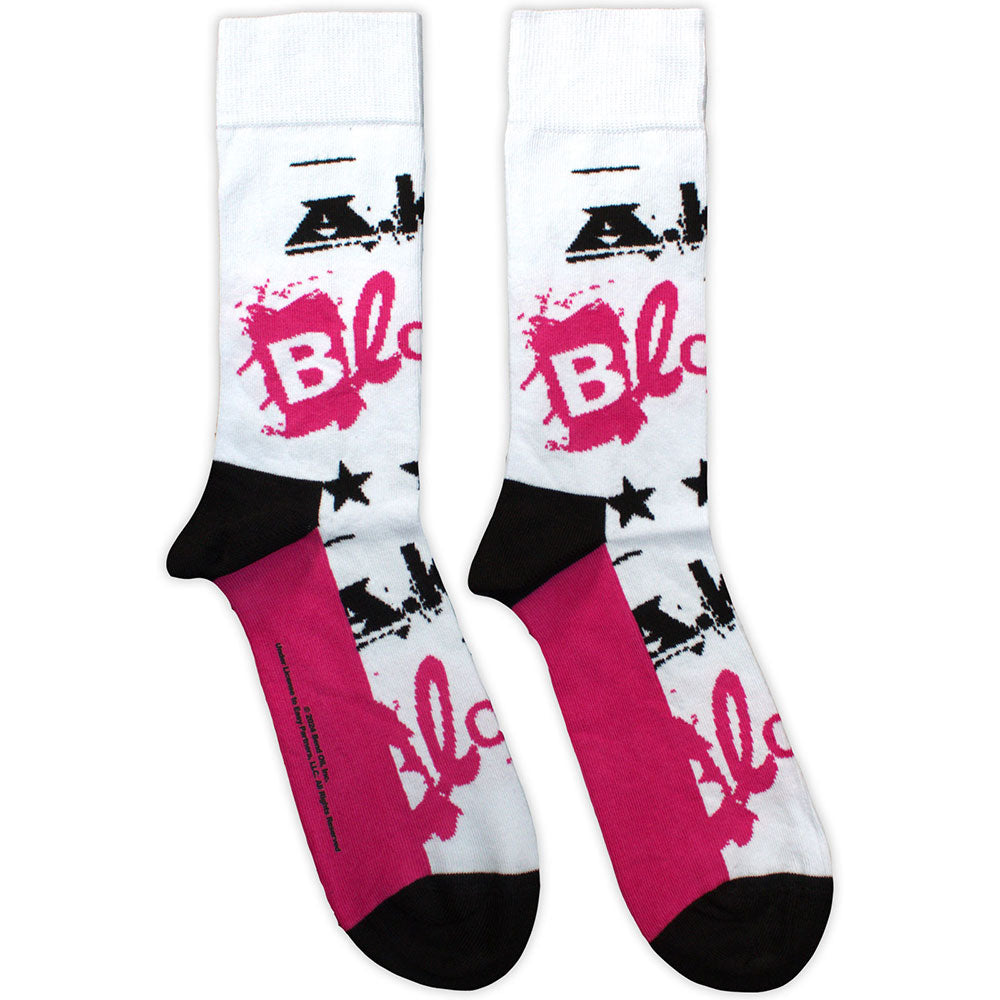 Blondie Unisex Ankle Socks: AKA (White) (UK Size 7 - 11)