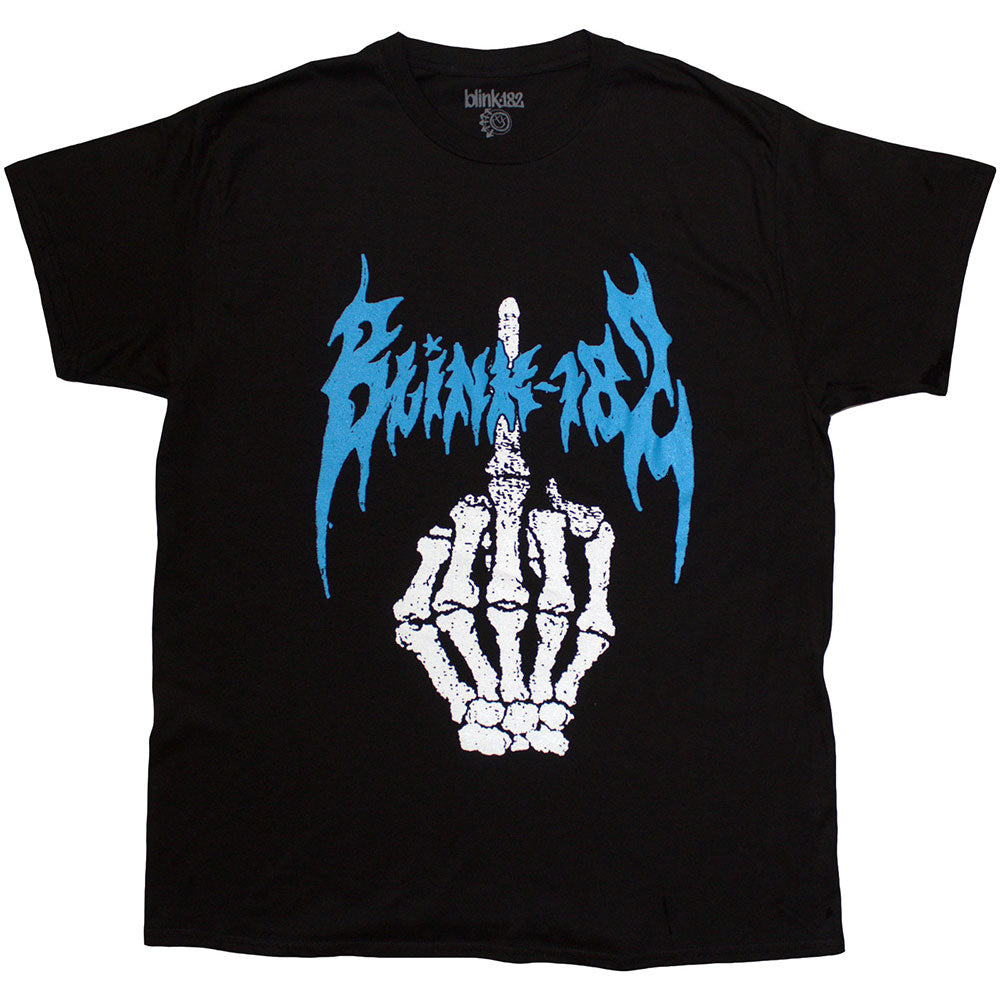 Blink-182 Unisex T-Shirt: Middle Finger (Black)