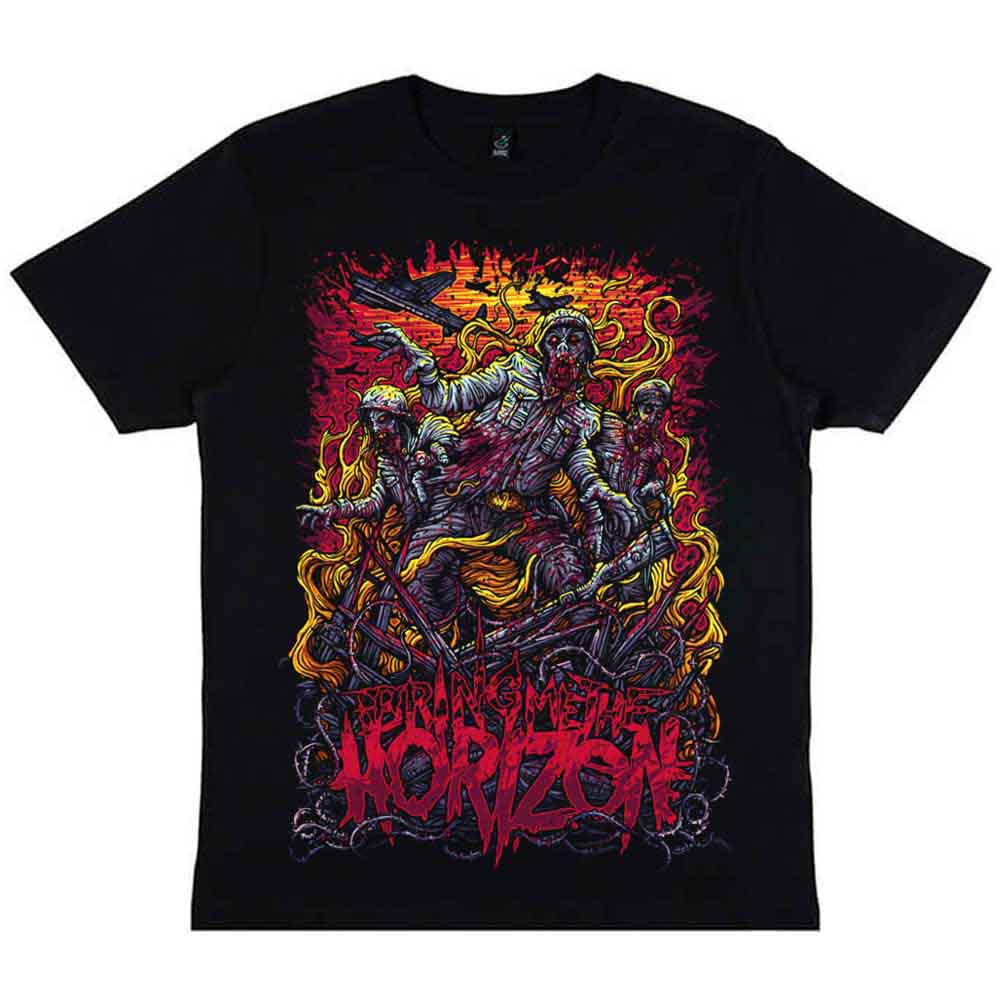 Bring Me The Horizon Unisex T-Shirt: Zombie Army (Black)