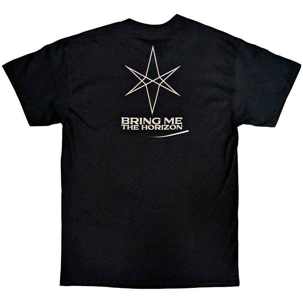 Bring Me The Horizon Unisex T-Shirt: All Hail (Black) (Back Print)