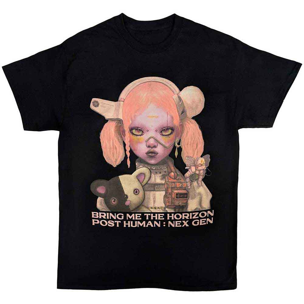 Bring Me The Horizon Unisex T-Shirt: Nex Gen Cover (Black)