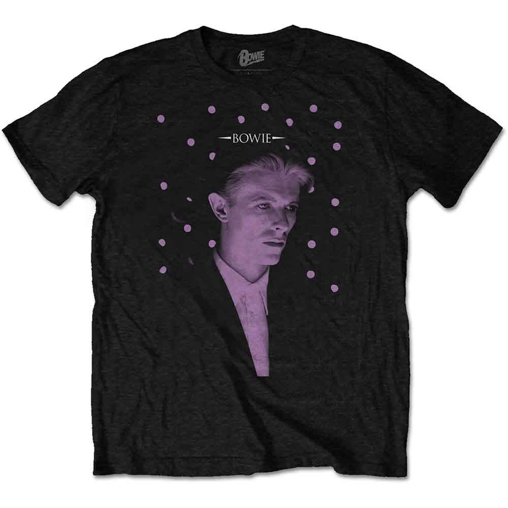 David Bowie Unisex T-Shirt: Dots (Black)