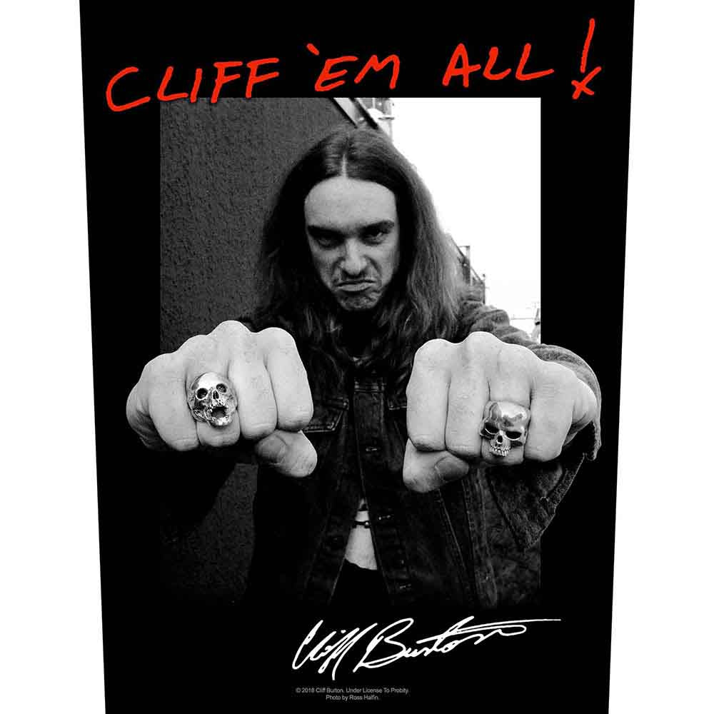 Metallica Back Patch: Cliff &