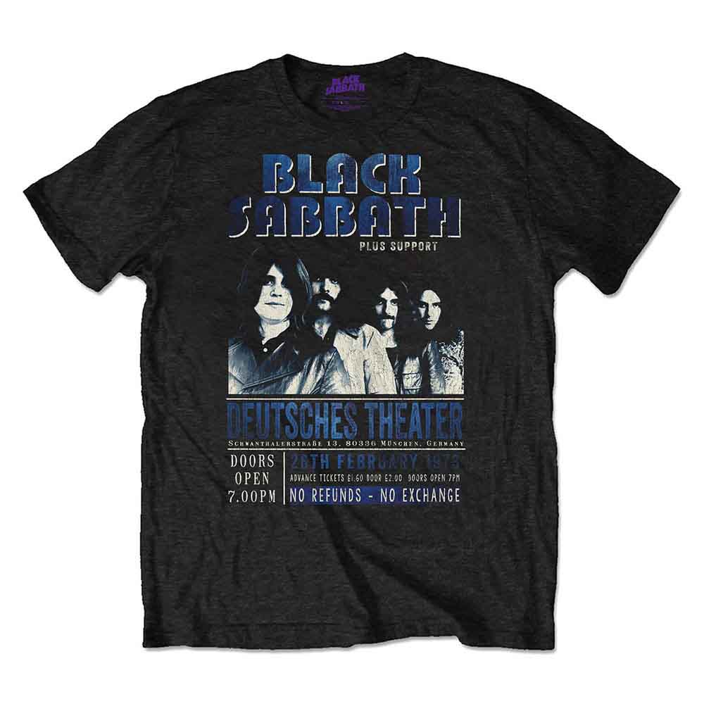 Black Sabbath Unisex T-Shirt: Deutsches &