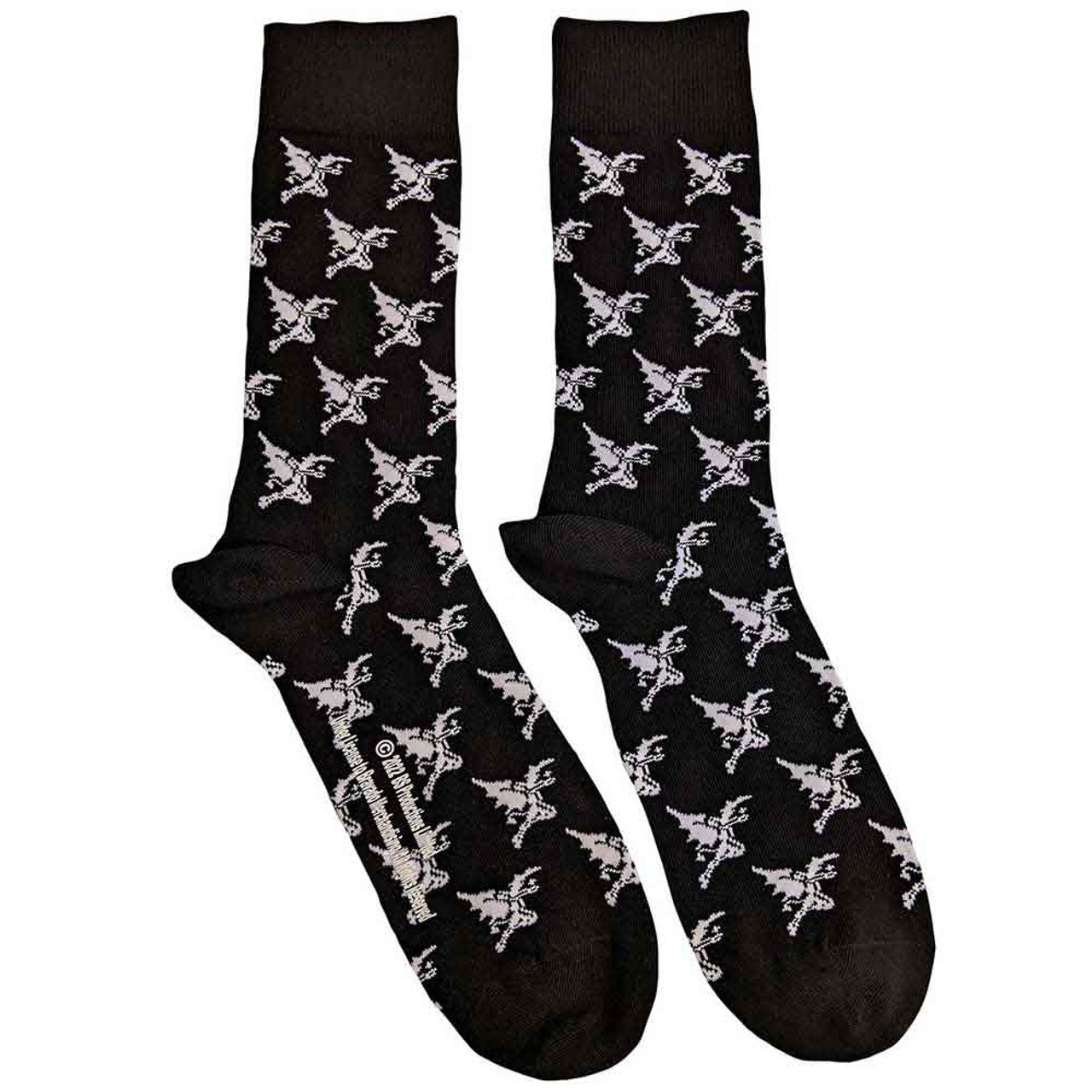 Black Sabbath Unisex Ankle Socks: Demon Pattern (Black) (UK Size 7 - 11)