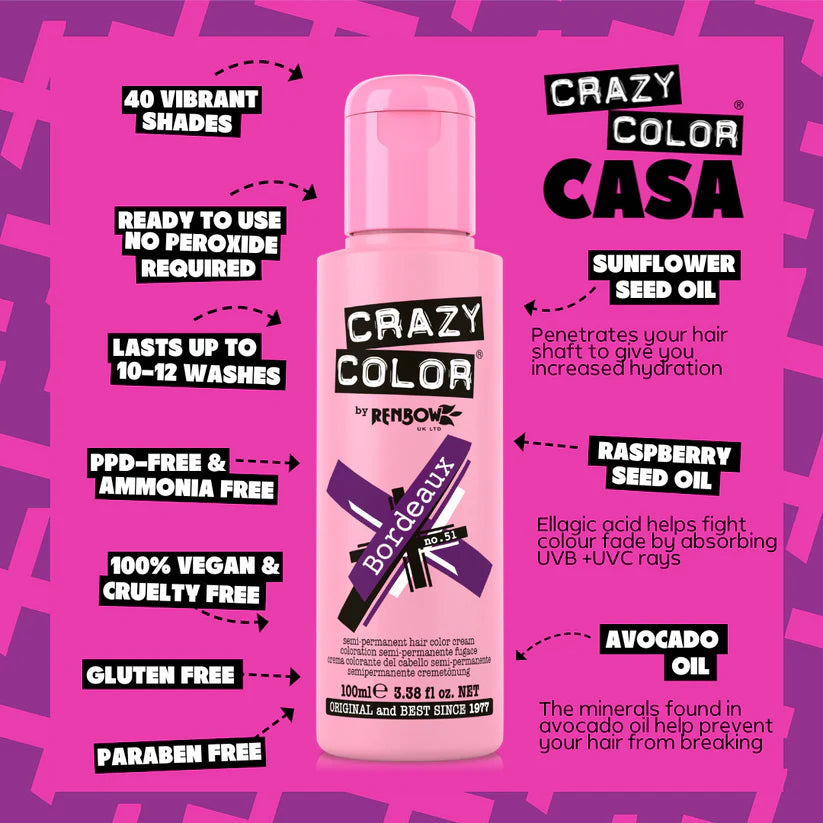 Crazy Color Bordeaux