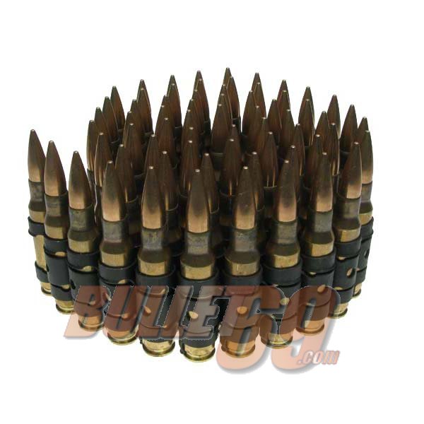 Bullet Belt: Bronze Metal Bullet Belt - Full (dummy bullets!)