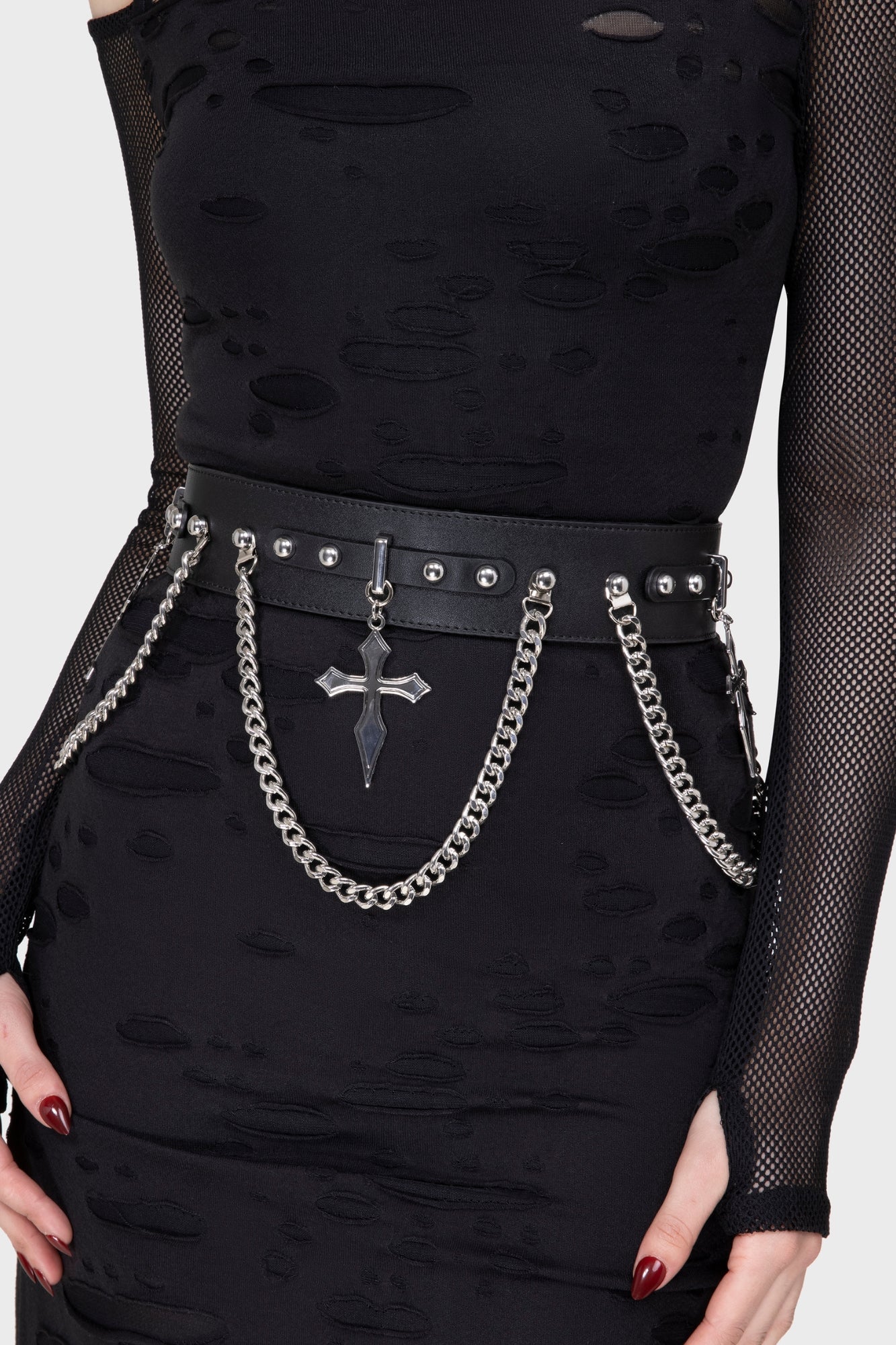 Hope To Die Cross Belt (✦ Killstar)